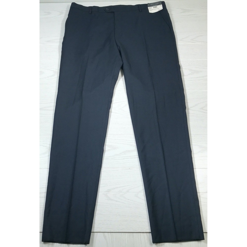 Pronto Uomo Dress Pants Mens 40x36 Navy Business Office Formal Wedding Dad New